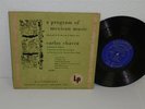 ANDY WARHOL Cover Art 1949 1st LP Carlos Chavez Program Mexican Music ML-2080