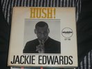 JACKIE EDWARDS - HUSH EP IEP-708 PICTURE SLEEVE 1965 EX/EX CENTRE IS PRESENT