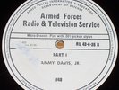 RARE Sammy Davis Jr. Armed Forces Radio Show AFRTS 2LP +Bill Stewart Show