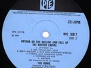 THE KINKS Arthur VERY RARE ORIG UK 69 MONO LP + INSERT.