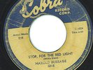 New Breed R&B Blues Rocker 45 Harold Burrage Stop For The Red Light Cobra Listen