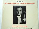 audiophile lp SZERYNG LALO SYMPHONIE ESPANOLE UK RCA Living Stereo SB 2120