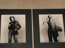 ROLLING STONES -charlie watts / bill wyman  signed orig photos 1976 real-deal