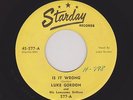 50s STARDAY Custom C&W LUKE GORDON Is It Wrong/What Can You Do #577 M- HEAR NOW