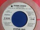 STATUS QUO Promo Rock 45   DOWN DOWN /  BYE BYE JOHNNY