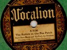 UNCLE DAVE MACON & FRUIT JAR DRINKERS - RABBIT IN THE PEA PATCH - VOCALION 5156