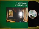 NICK DRAKE FIVE LEAVES LEFT LP 1969 UK A1/B1 NM/NM PINK RIM PALM TREE ILPS-9105