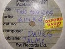 Rare Advance Promo Acetate The Kinks ^ Two Sisters ^ 45 RPM VG on PYE