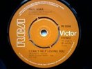 Paul Anka can't help loving you on rca records.