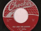 J.B. LENOIR: What About Your Daughter? / 5 Years (rare blues & r&b vinyl 45)