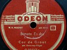 COR DE GROOT   Reger Mozart Sonatas    German ODEON