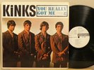 THE KINKS YOU REALLY GOT ME LP WLP WHITE LABEL PROMO MONO ORIGINAL OG RARE LP
