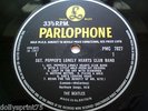 BEATLES UK – ‘SGT PEPPER’ original Mono ‘Wide Spine’ album.