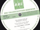 BBC Transcription  Adventures Of Sherlock Holmes 24 LP The Empty House  / Hounds