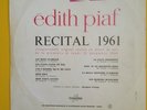 Lp 133 columbia   edith piaf a  L'olympia  Sticker Dedicace 1961recital
