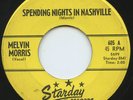 Rare Rockabilly 45 - Melvin Morris - Spending Nights In Nashville - LISTEN - M-