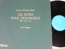 Henri HONEGGER Bach Solo cello suites 1-6 Limited 1000 valois stereo
