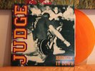 Judge Bringin it down LP ORANGE Vinyl 333 made Gorilla Biscuits Youth of today