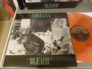 Nirvana LP Bleach On Orange Marbled Vinyl looks unplayed 3 day listing