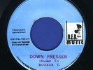 BOOKER T-DOWN PRESSER-DEB-near mint-NINEY 1981-  REGGAE 45 7