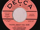 LITTLE CHARLES: Talkin' About You, Babe (rare soul vinyl 45) dj