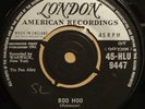 Marvin Rainwater - Boo Hoo - London Rare 45 HLU 9447