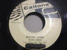 RETURN HOME / Going Home-Alva Lewis/Diplomats-Caltone-Wirl BC 3206-Org-12