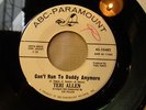 TERI ALLEN Can't Run To Daddy Anymore 45 ABC promo VG++ pop