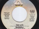 MANDRILL Too Late RARE modern soul 45 CROSSOVER northern soul b/w Holiday HEAR