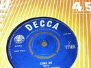 THE ROLLING STONES:COME ON,1963,DEBUT SINGLE,DECCA,1C/1C MATRICES
