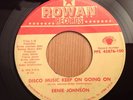 Ernie Johnson DISCO MUSIC KEEP ON GOING ON Rowan RARE MODERN SOUL
