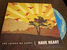 Have Heart-The Things We Carry blue and yellow vinyl Boston Straight Edge b9