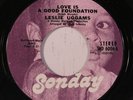 rare Northern Soul 45 LESLIE UGGAMS love is a good foundation SONDAY Hear