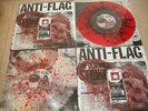 Anti Flag The General Strike Red with Black Splatter & Clear With Red Splatter