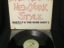 Rusty P the Toe Jammer & The sure shot 3 Breakdown New York Style Electro Rare