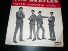 Beatles She loves You/I'll Get You 45 Picture Sleeve on Swan label