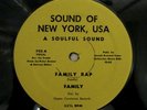 FAMILY rare Family Rap disco rap Peter Brown Sound NYC EX 12