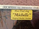 BEATLES ORIGINAL RUBBER SOUL WITH RARE MICHELLE STICKER STEREO LP