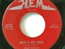 Jimmy Ridley and The Sentinels Rock A Bye Baby 45 Rare Rockabilly on H.E.M.VG+NR