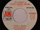 rare Crossover Soul 45 LEOLA JILES on A&M Listen