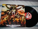 LIVING DEATH Metal Revolution LP Vinyl Banzai Records Canada 1985 RARE