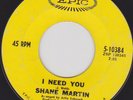 Shane Martin-I Need You NORTHERN SOUL 45 HEAR