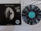 depeche mode 12 inch new life import grey marble  colour record