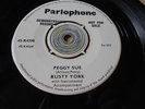 DEMO RECORD 45 RPM RUSTY YORK SHAKE EM UP BABY / PEGGY SUE
