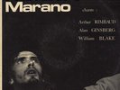 HUMBERT MARANO 33T LP Chante Arthur Rimbaud Allen Ginsberg William Blake poesie