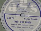 Kabeya Jean and Mobile Remy AGS 78 Congo Swahili   African 78 rpm