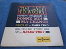 BABS TINO-HELEN TROY 45 T EP 214019 TOO LATE TO WORRY+3 (1963)