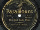 Rare Pre-War Blues 78-Blind Lemon Jefferson-That Black Snake Moan-Paramount-HEAR