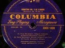 Schubert Sonatinas for Violin Johanna Martzy UK Columbia 33CX 1359