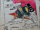 Orange Juice: Blue Boy. Hand Coloured. Postcard. Josef K. Punk. Indie. Rare